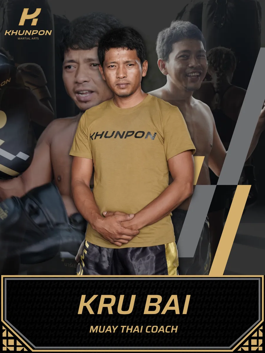 Kru Bai, Muay Thai Coach, Khunpon Martial Arts