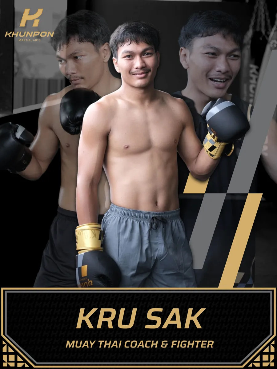 Kru Sak, Muay Thai Coach & Fighter, Khunpon Martial Arts